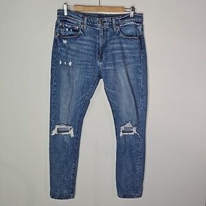 Levi's 512 32x32 distressed style skinny jeans